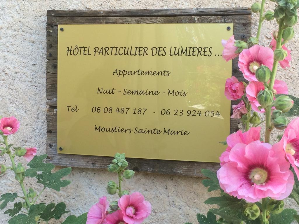 Hotel Particulier Des Lumieres Moustiers-Sainte-Marie Exteriér fotografie